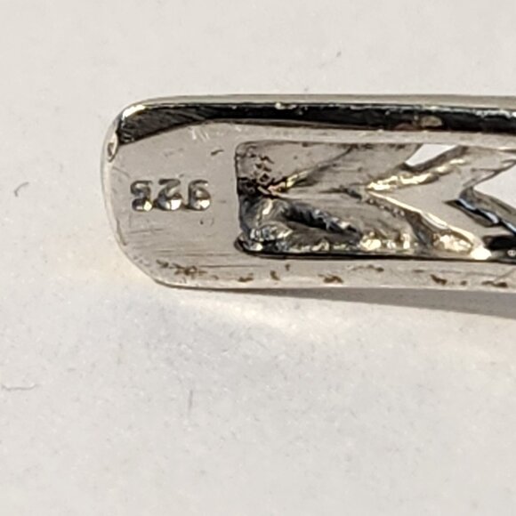 VTG Natural Opal & Onyx Platinum Clad Open Cuff Filigree Ornate Bracelet - Picture 8 of 15